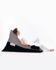Lazy bag Piramida velika dupla torba u boji - dim