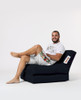 Lazy bag Siesta kauč na razvlačenje - crna