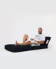 Lazy bag Siesta kauč na razvlačenje - crna