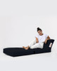 Lazy bag Siesta kauč na razvlačenje - crna