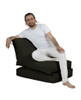 Lazy bag Siesta kauč na razvlačenje - crna