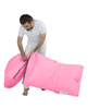 Lazy bag Pouf za kauč na razvlačenje Siesta - ružičasta
