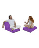 Lazy bag Siesta Sofa Bed Pouf - Ljubičasta