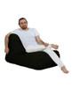 Lazy bag Trendy Comfort Bed Pouf - crna