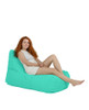 Lazy bag Trendy udoban krevet Pouf - Tirkizna