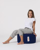Tabure bag Okrugli  - tamnoplava