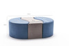 Tabure Alya Puf - Plava, Mink