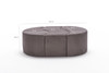 Tabure Alya Puf - Mink