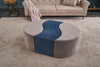 Tabure Alya Puf - Mink, plava