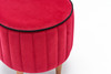 Tabure Lindy Puf - crvena