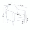 Sofa Garnitura Sofija-TKM02-0400