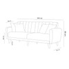 Sofa-krevet Garnitura Aqua-TKM03-1008