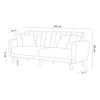 Sofa-krevet Garnitura Aqua-TKM05-1005