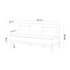 Sofa-krevet Garnitura Fuoco-TKM01-1053