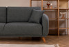 Sofa-krevet Garnitura Garnitura Hera - antracit