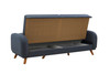 Sofa-krevet Garnitura  Hera set - tamno plava