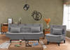 Sofa-krevet Garnitura Santo-S-Grey -1008