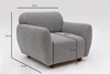 Wing Chair Eddy - svijetlo siva