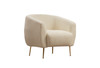 Wing Chair Eses Cream Bouclette
