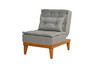 Wing Chair Fuoco Berjer-Tamno siva