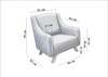 Wing Chair Hera - krema