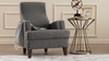 Wing Chair Kana Bergere - tamno siva