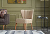 Wing Chair Layla - Krem