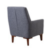 Wing Chair Liones-Tamno siva