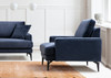 Wing Chair Fotelja Papira - tamnoplava