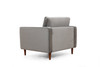 Wing Chair Obod - svijetlo siva