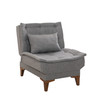 Wing Chair Santo-Grey