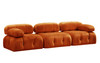 Sofa s 3 sjedala Bubble 3 sjedala (L1-O1-1R) - narančasta   a.g