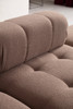 Sofa s 3 sjedala Doblo 3 sjedala (L1-Pouffe-1R) - Cappucino   a.g