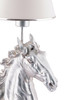 Stolna lampa Konj - bijeli, srebrni   a.g