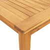 Vrtni blagovaonski stol 180 x 90 x 75 cm masivno bagremovo drvo 366371