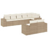 8-dijelni set vrtnih sofa od poliratana s jastucima bež 3255155