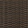 Dupla ležaljka za sunčanje s krovom i jastucima smeđa poliratan 368336