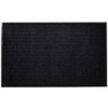 Crni otirač protiv klizanja od PVC za vrata 90 x 120 cm