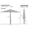 Madison suncobran Tenerife 300 cm okrugli boja zelene jabuke 429014