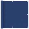 Balkonski zastor plavi 90 x 600 cm od tkanine Oxford 135015
