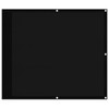 Balkonski zaslon crni 90x800 cm 100 % poliester Oxford 4000369