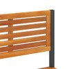 Vrtni radni stol 90x50x110 cm masivno bagremovo drvo i čelik n.p