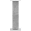 Stalci za biljke 2 kom siva boja betona 30x30x80 cm drveni n.p
