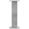 Stalci za biljke 2 kom siva boja betona 30x30x80 cm drveni n.p