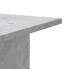 Stalci za biljke 2 kom siva boja betona 30x30x80 cm drveni n.p
