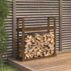 Stalak za drva za ogrjev boja meda 110x35x108,5 cm od borovine n.p