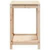 Stol za sadnju s policom 82,5 x 50 x 75 cm od masivne borovine n.p