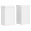 Stalci za biljke 2 kom bijeli 10x10x18 cm konstruirano drvo n.p