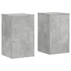 Stalci za biljke 2 kom siva boja betona 30x30x50 cm drveni n.p