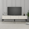TV komoda Lyon 42 - krem, crna